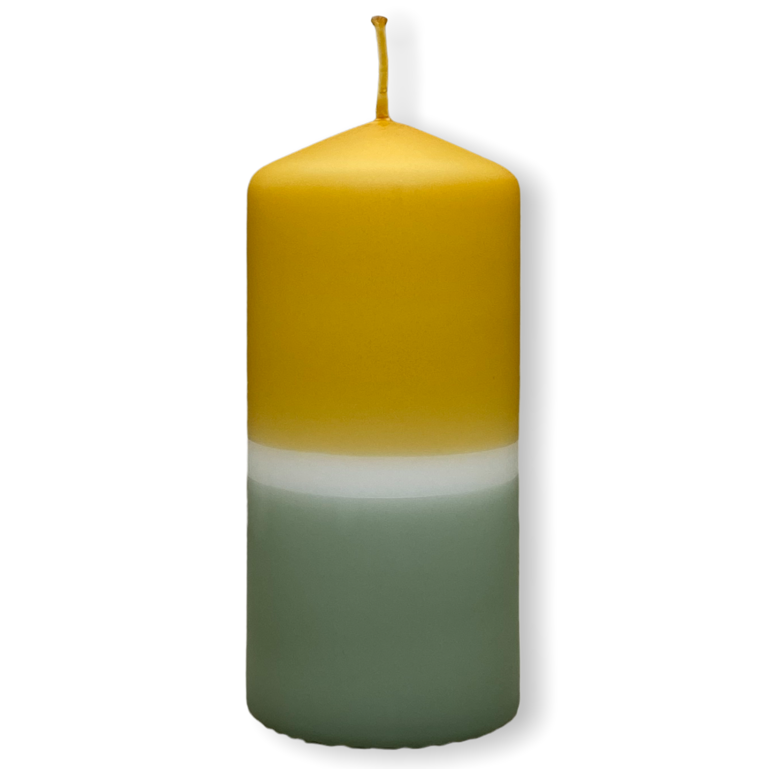 Dip Dye Stumpenkerze in schilf & curry | DipDip Candles