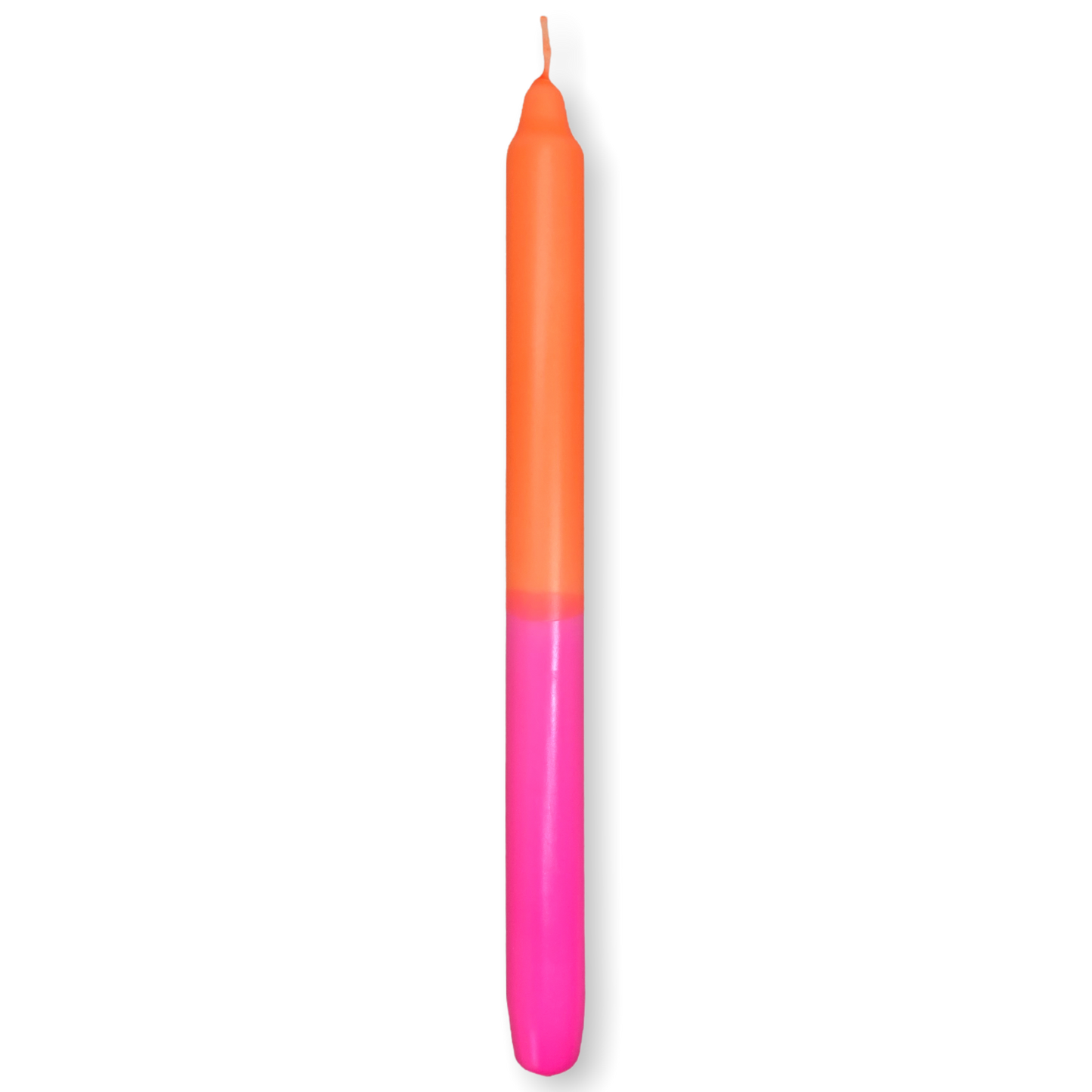 Stabkerze 29cm neonrosa & neonorange